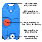 Rv Waste Holding Tank Portable 10 6 Gallon 40l Waste Water Tank For Camper Dump