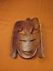 Vintage Wooden Hand Carved African Art Tribal Mask