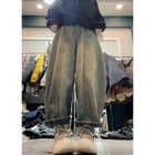 Oversized Womens Denim Loose Pants Retro Harem Pants Jeans Casual Trousers