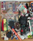 Vintage Antique Junk Drawer Lot Coins  Silver  Collectibles  Cards  Tokens    L2
