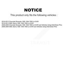 Rear Drum Brake Wheel Cylinder Pair For Gmc Sierra Chevy Silverado 1500 7000lb