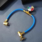 Self-sealing R134a Refrigeration Recharge Hose Kit Ac Charge Hose W gauge Us