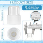 Yulejo Plastic Push Pull Replacement Caps 28 Mm Twisted Sport Bottle Lid