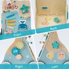 Robud Wooden Baby Push Walker Ocean-themed  Push Toy For Toddlers Gifts