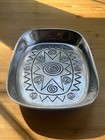Vintage Wilton Armetale Reggae Bread Serving Tray 9 5    Pewter Alloy Platter Rwp