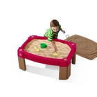 Step2 Naturally Playful Red Plastic Sandbox     Outdoor Toy For Toddlers