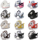 Unisex Baby Boy Girl Canvas Sneaker Soft Sole Infant Lace Up Newborn Ankle Toddl