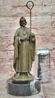 Bronze Saint Joseph Figurine Handmade Religious Sculpture For Sacred Spaces Sale