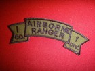 Vietnam War Subdued Scroll Patch I Co  Us 1st Infantry Division Airborne Ranger 