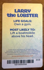 Dave   Buster s Spongebob Squarepants Larry The Lobster Coin Pusher Game Card