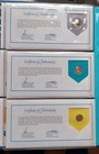 British Virgin Islands 1973 First Day Coin   Stamp Cachets Album W  Silver  1