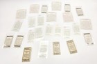25 Tabacco Cards Mixed Lot See Description For Companies Yrs  Sizes    Subjects 
