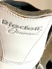 Riedell Women s White Ice Figure Skates Women s Size 5 With Blade Covers