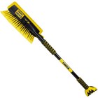 Rain-x 61  Extendable Car Snow Broom And Ice Scraper Tool  Black And Yellow
