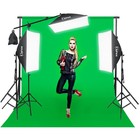 Video Photo Studio Photography Lighting Kit Backdrops 5x Umbrellas Softbox Stand