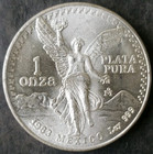 1983 Mo 1 Onza Mexico Libertad Plata Pura 1 Troy Oz  us Arrive