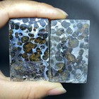 2pc Sericho Pallasite Meteorite Slice From Kenya 30 50mm
