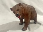 Vintage Carved Wood Black Forest Brown Bear Figure