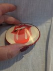 Vintage Original Rolling Stones Vari-vue Lenticular Pinback Button Pin Collector