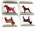 Mcm Contemporary Art West Elm Scott Lifshutz  Dog Porcelain Trays Set Of 4