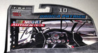 Danica Patrick 1 64 Autographed Nascar Authentics  10 Nature s Bakery Chevy Rare