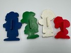 Lot Of Vintage Peanuts  Cookie Cutters Snoopy Charlie Brown Lucy Linus Christmas