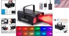 Large Capacity Fog Machine With 6 Color Changing Led Effects - Ideal For Parties
