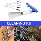 Carburetor Cleaning Kit Carb Dirt Jet Cleaner Tools 18 Needle 5 Wires Brush