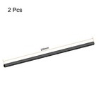 2pcs Carbon Fiber Round Tube 6mm X 4mm X 200mm 3k Roll Wrapped For Rc Airplane