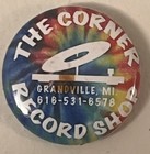 Vintage The Record Shop Grandville  Michigan  Promo Button Pinback Rare