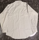 Vintage 1970s Sears Employee Work Shirt Uniform Gray Medium 33 Patch Workwear
