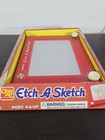 Vintage Etch A Sketch No  505 Ohio Art Company Magic Screen Red Frame Works 