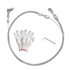24  Universal Throttle Cable  Adjustable Stainless Steel Auto Fuel Line 24 Inch