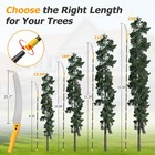 Pole Saw For Tree Trimming 2-in-1 Manual Pole Pruning Saw High Reach 15 2ft