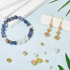 24pcs 6mm 8mm 10mm Round Cubic Zirconia Beads Clear Crystal Cz Stone Loose Space