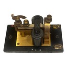Western Electric Telegraph Key Morse Code Straight Key Vintage Brass Usa Antique
