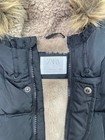 Zara Kids Unisex Black 50 50 Down Feather Water-repellent Puffer Jacket Size 2-3