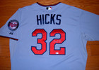 Minnesota Twins Aaron Hicks Game Used Worn 2013 Rookie Jersey Mlb Holo  yankees 