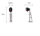 3pcs Model Railway N Scale 1 160 Track Signals 2-leds Green Red Block Lights