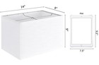 Texture Rectangle Lamp Shades Set Of 2 Medium 14 l X 8 w X 9 h  0 41  Spider    