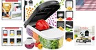 Elegant 6-in-1 Vegetable Slicer   Chopper - Perfect Kitchen Gift For Home Chefs