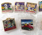 Set Lot 8 Outback Steakhouse Advertising Happy New Year Pin Pins 2005-2012