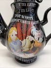 Disney Parks Alice In Wonderland Teapot W  Teacup Lid-pre-owned Excellent Cond