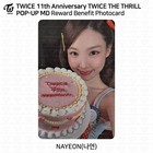 Twice 11th Anniversary Pop-up Store Twice The Thrill Md Benefit Photocard