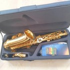 New Sax Alto Saxophone Eb Golden E-flat Instrument Professional With Case