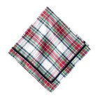 Juliska Stewart Tartan Napkin Set Of 4 Christmas Plaid 20  X 20  Brand New  