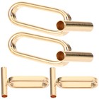  4pcs Metal Brooch Pendant Converters Pin Converter Brooch Converter Brooch