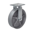 8 x2 heavy Duty Caster Steel Cast Iron Wheel casters capacity1500-6000lb
