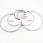 4x Metal Half Crescent Moon Steel Dream Catcher Macrame Craft Hoop Diy Gift Cs