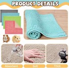 Reusable Guinea Pig Fleece Mats  8 Pack Washable Cage Liners For Rabbits   Pets